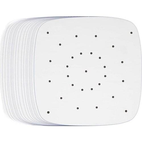 60%HOT100Pcs/Bag Oil Absorbing Papers Multi-use Anti-stick Easy to Use Lightweight Portable Bamboo Steamer Liner Pads for Kitche