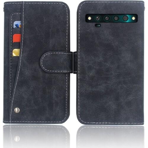Hot! TCL 10 Pro Case Luxury Wallet Flip Leather Phone Bag cover Case For TCL 10 Pro with Front slide card slot