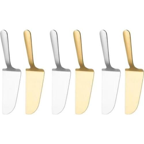 Cake Shovel Pizza Shovel Cake Butter Cheese Ice Cream Dessert Cutter Food High-End Kitchen Baking Tools 6 Pcs