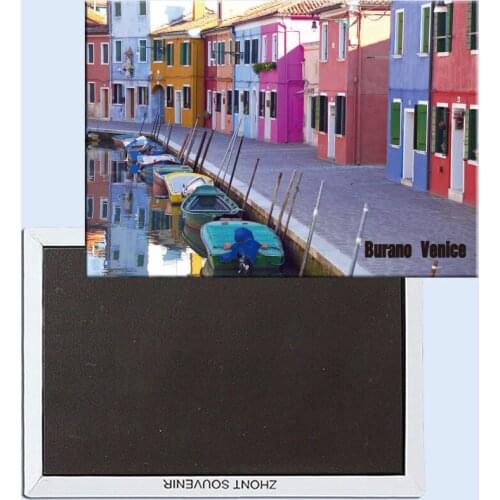 Burano, Venice, Italy, Refrigerator magnet, Tourist souvenirs, Home creative ornaments 24644