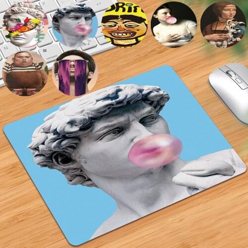 Mouse Pad League of Legends Gaming Mouse Pad PU Leather Washable Laptop Mousepad Home Office Computer Desk Pad