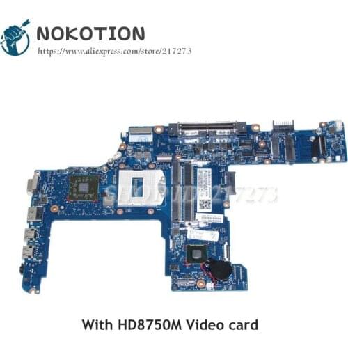 NOKOTION 744010-601 744010-001 MAIN BOARD For HP ProBook 640 G1 Laptop Motherboard DDR3L HD8750M Video card