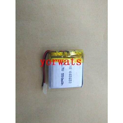 New Hot A Rechargeable Li-ion Cell 3.7V polymer lithium battery 603030 550mah direct sale
