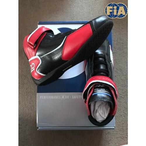 Fireproof race shoes for F1 with FIA 8856-2000