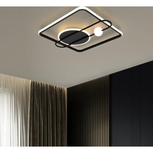 New Design Suqare Ceiling Light For Indoor Home Decoration Luminaire Dining Living Room Bedroom Fixture Nordic Design Lighting