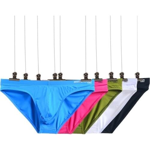 Sexy Men Briefs Underwear Mens Breathable Bikini Underpants Man Comfortable Briefs Underwear Shorts Cueca Male Panties