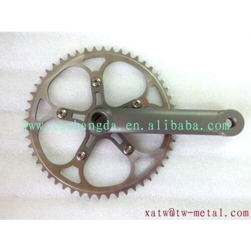 XACD made titanium chain rings titanium crank arm titanium crankset