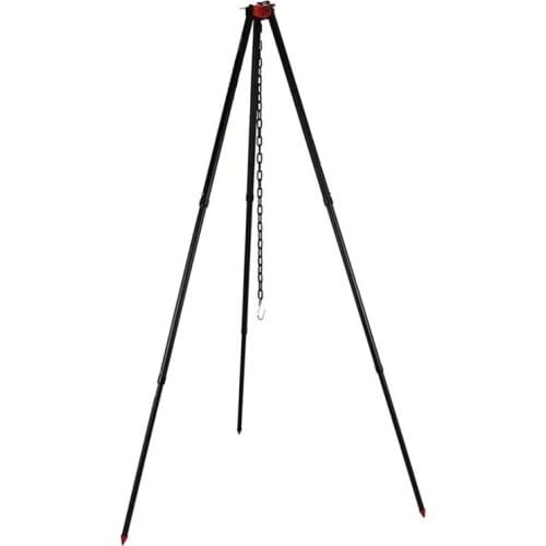 NEW-COOLCAMP Stove Tripod Camping Tripod for Cooking Outdoor Campfire Compact Outdoor Fishing Dutch Oven Hanger Holder