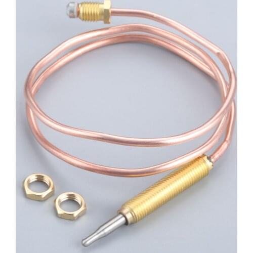 Universal Gas Thermocouple 600mm M8*1 Head Thread For Gas Fireplace Fire Pit Grill Stove Outdoor Gas Heater