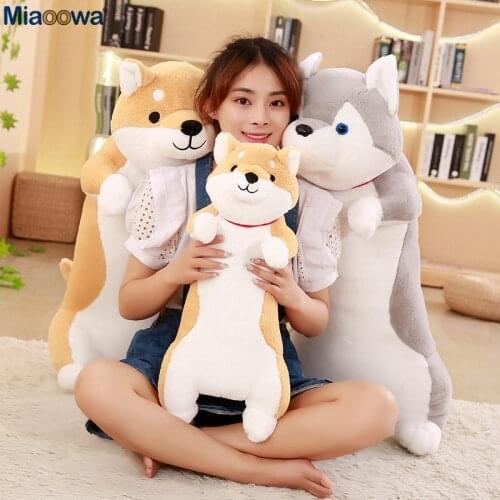 1pc 60cm Cute Corgi Dog Plush Toys Soft Kawaii Animal Cartoon Dog Stuffed Plush Sofa Pillow Lovely Christmas Presents for Kids