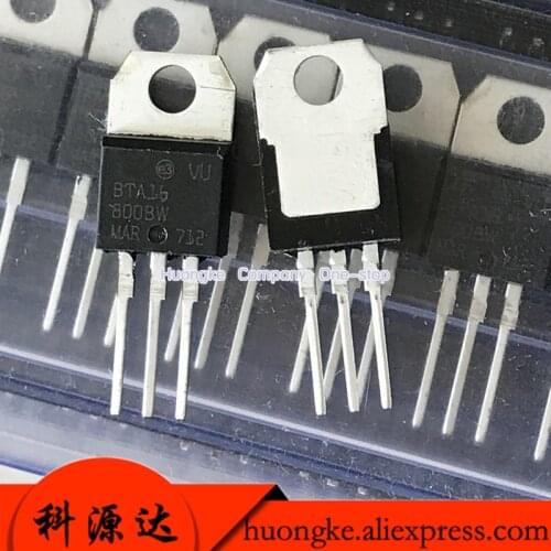 10PCS/LOT BTA16 BTA16-600B TO-220 16A 600V BTA16-600BW BTA16-800B In Stock
