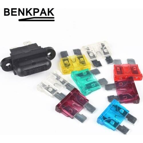 5pcs plug-in auto Fuse Holder + 5pcs auto fuse