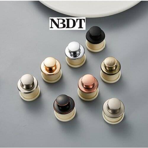 8Pcs Zinc Conceal Push Button Spring Pop Out Cabinet Cupboard Knob Gold Chrome Matte Black ORB Antique Bronze RV Boat Yatch