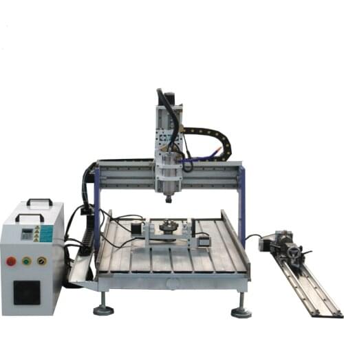 AccTek China Wood Cnc Carving Machine 3 4 5 Axis Milling 9060 Router 6090 Rotary