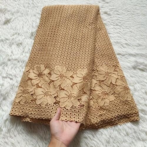 African Lace Fabric 2021 High Quality Milk Silk Lace Nigerian Guipure Lace Fabrics For Wedding Party Dress Sewing 5Yards jl066