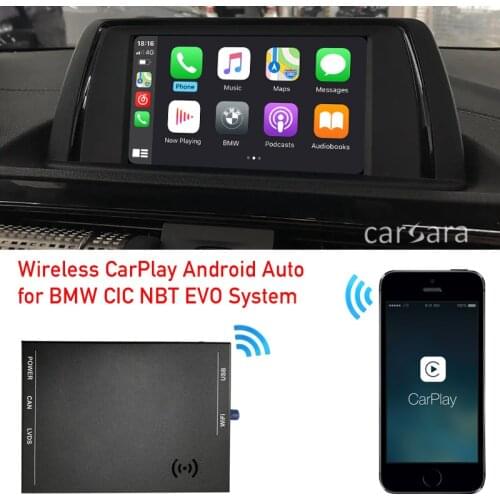 CarPlay box for F10 F20 F30 F01 X1 X3 X4 X5 X6 F48 F25 F26 F15 E60 E90 E84 E87 E70 CIC NBT Android auto wifi phone BT airplay