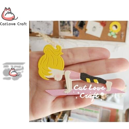 Catlove Plank Sport Exercise Metal Cutting Dies Scrapbooking Stencil Die Cuts Card Making DIY Craft Embossing New Dies For 2020