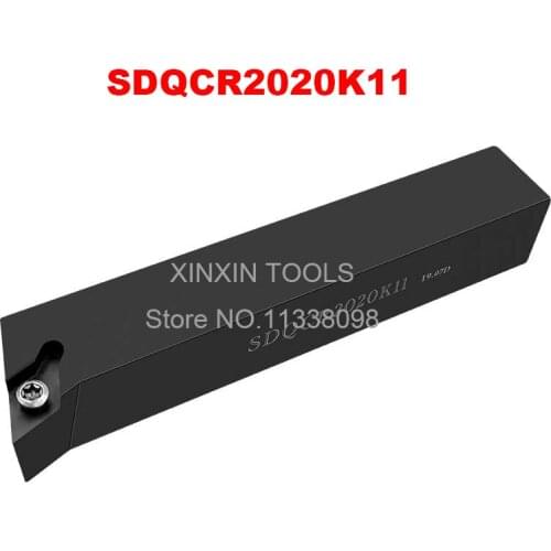 SDQCR2020K11/ SDQCL2020K11 Toolholder 20*20MM CNC turning tool holder, 107.5 degrees External turning tools, Lathe cutting tools