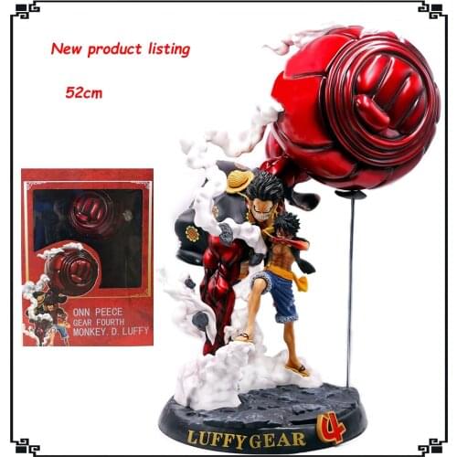 52CM One Piece Luffy F4 GK Anime Figure Action Figure PVC New Collection Figures Toys Collection For Christmas Boy Gift
