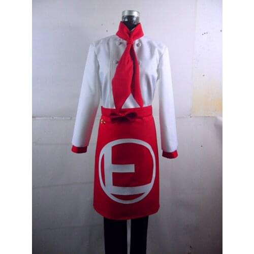 Hanamura Teruteru Cosplay Costume Anime Danganronpa Cos Costume 4in1 Tops+pants+apron+scarf