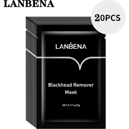 Remove Chin Nose Blackheads Black Charcoal Mask Cleans Pores Oil Control Treatment Acne Exfoliation No Pain 10pcs