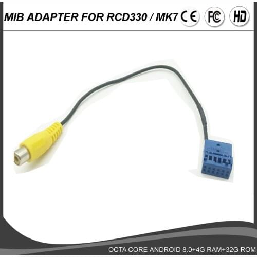 MIB Adapter For RCD330 RCD330plus GOLF7 MK7 Radio Stereo for Rear View Camera Input