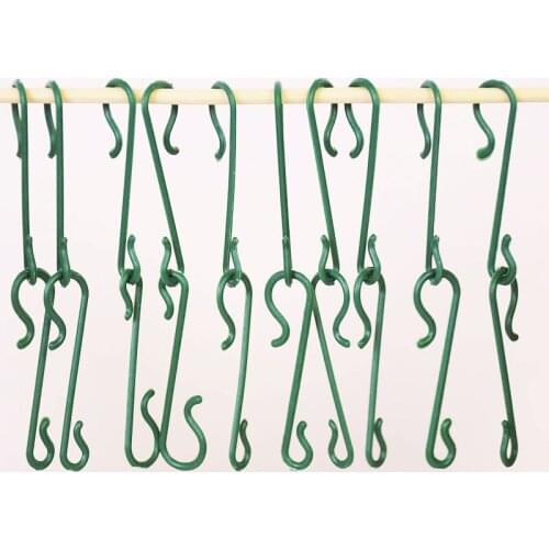 100piece Mini Christmas Hooks for Christmas Tree Decoration Pendants Santa Claus Dolls Gift Hanging Hooks DIY Home Decor Navidad