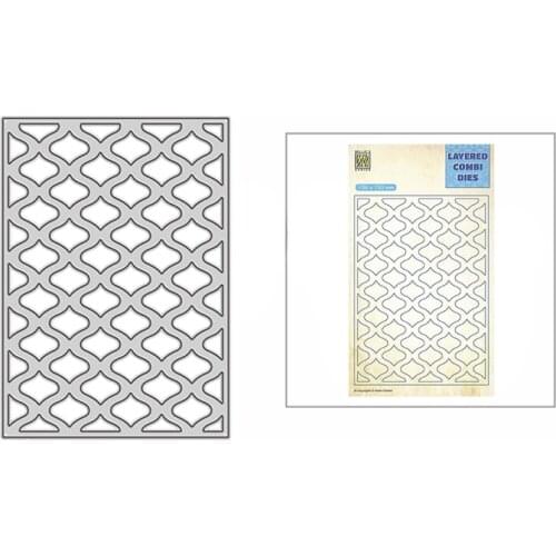 2021 New Layred Detailed Cone Plate Metal Cutting Dies for DIY Scrapbooking Decor and Card Making Paper Craft Embossing No Stamp