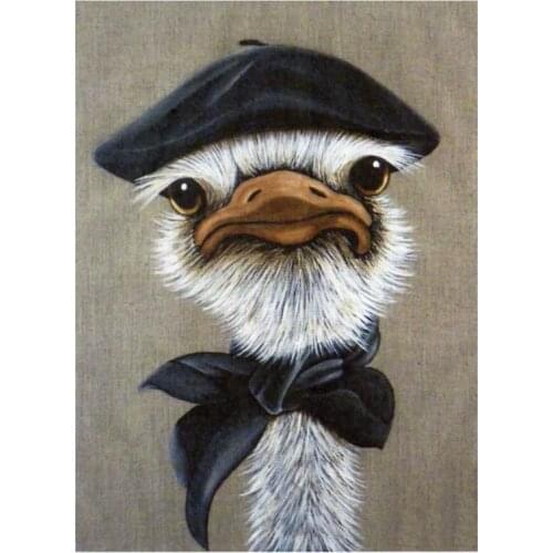 New Arrivals 5D DIY Full Round/Square Diamond Painting Ostrich 3D Embroidery Cross Stitch Rhinestone Mosaic Home Decor Art Yy53