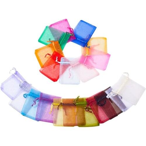Solid Color Transparent Drawstring Bag 35 Shuttle High Density Yarn Bag Accessories Jewellery Gift Packaging Bag Wholesale
