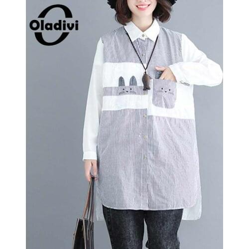 Блузки в полоску Oladivi China At AliExpress