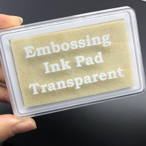 Embossing Ink Pad Transparent Stamp Inkpad for DIY Planner Scrapbooking Daily Card Making School Supplies Drop Ship