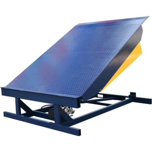 Qiyun Brand 6ton 8ton 10ton 12ton 15ton Adjustable Hydraulic Mobile Electric Container Loading Ramp Lift For Forklift