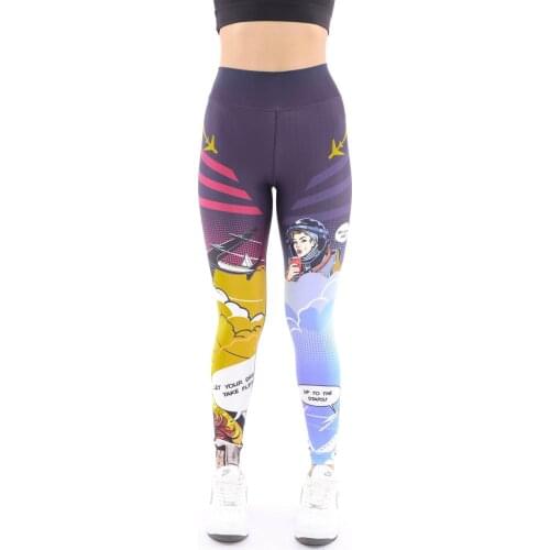 Superstacy High Waist Digital Sport Leggings