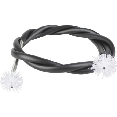 High quality Trumpet Trombone French Horn Cornet Cleaning Rope Brush Steel Wire Scrub Musical Instrument Maintenance Tool