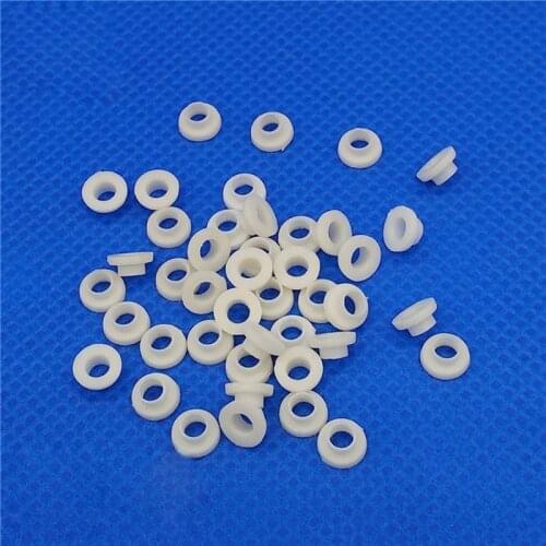 68pcs M3 T-shaped nylon gasket washer plastic step washers gaskets insulation column bushing sleeve plug 4mm outer diameter
