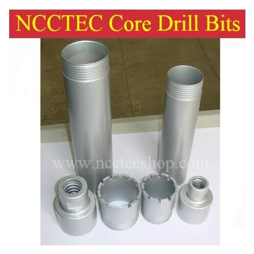 Diameter 112mm,600mm long NCCTEC Diamond Core Drill Bits with separated structure | 4.5''*24'' concrete wall wet core bits pits