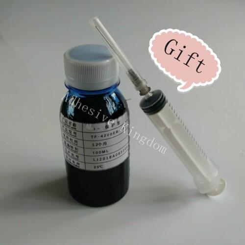 Free shipping peelable blue glue 4200EB series blue glue cable fixed TAB LCD sealing glue