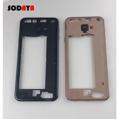 For Samsung Galaxy J4+ J4 Plus J4 Prime J415 J415F J415FN Housing Middle Frame+Camera Lens Cover