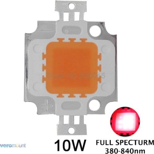 Epileds 10W Full Spectrum 380nm - 840nm COB Intergrated High Power Plant Grow LED Light Source 9x1W 3 in series 3 in parallel