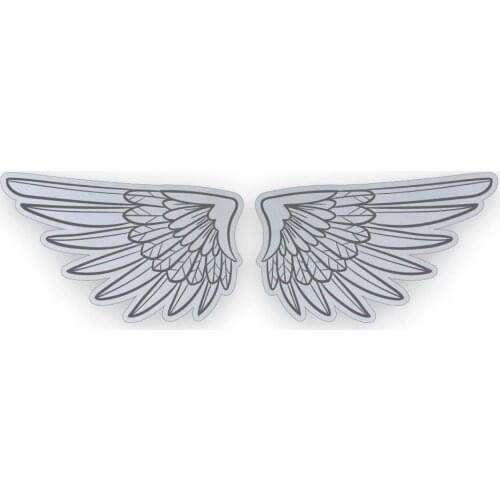 Archangels crystal Angel Wing Reflective Sticker Plane Extreme