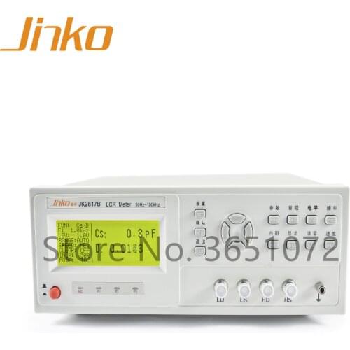 JK2817B LCR Meter with 20 Typical Frequency Points ESR Meter