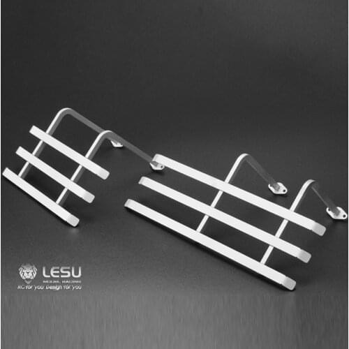 LESU Metal Side Bumper for 1/14 6x6 HINO700 Dumper RC Tractor Truck DIY TAMIYA Model Car
