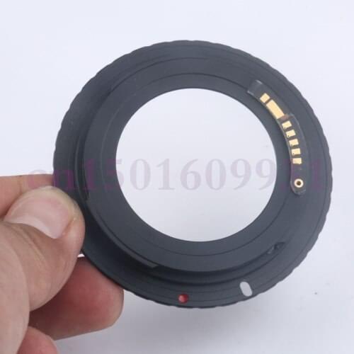 M42 Black AF Confirm Metal Bayonet Mount Lens Adapter M42-EF for Canon 5D 7D 60D 50D 40D 500D 550D L3EF