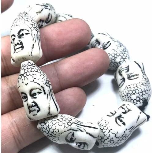 Punk Bracelet Men Women Personality Vintage Classic White Buddha Newest Bangle