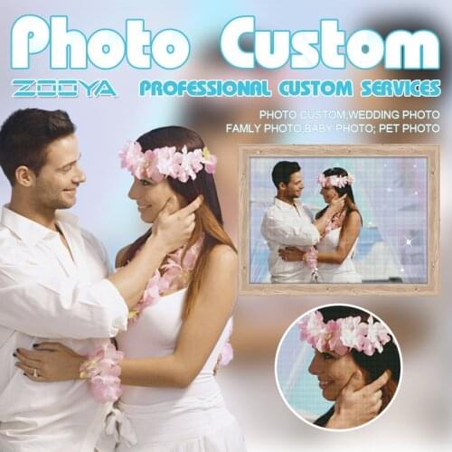 ZOOYA Photo Customize Big Size DIY Diamond Painting Diamond Embroidery Rhinestone Pasted Painting Diamond Cross Stitch AJ638 C2