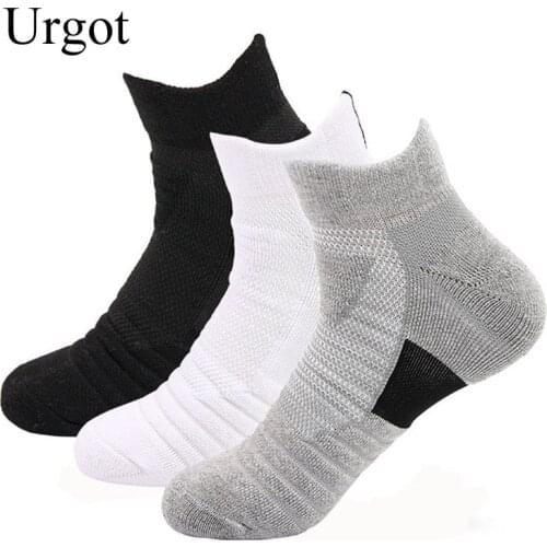 Urgot 5 Pairs Men Socks Warm Winter Thicker Combed Cotton Thermal Towel Bottom Foot Wear Terry Socks Men Durable Sock Calcetines