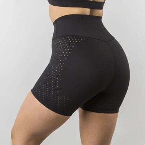 Sexy Solid Workout Fitness Shorts Seamless Biker Shorts Women High Waist Female Clothing Push Up Short Elasticity Breathable