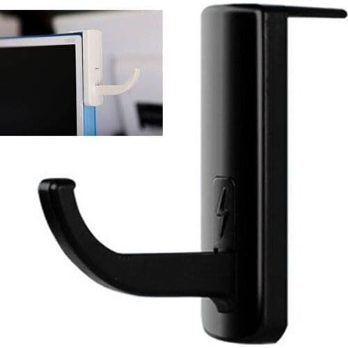 1PC New Headset Stand Holder Rack Universal Headphone Hanger Stand Hook Wall Hook PC Monitor Display Stand