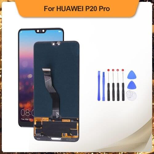 Full Assembly for HUAWEI P20 Pro LCD Touch Screen Digitizer OLED Display Assembly Replacement CLT-L09 CLT-L29C CLT-AL00